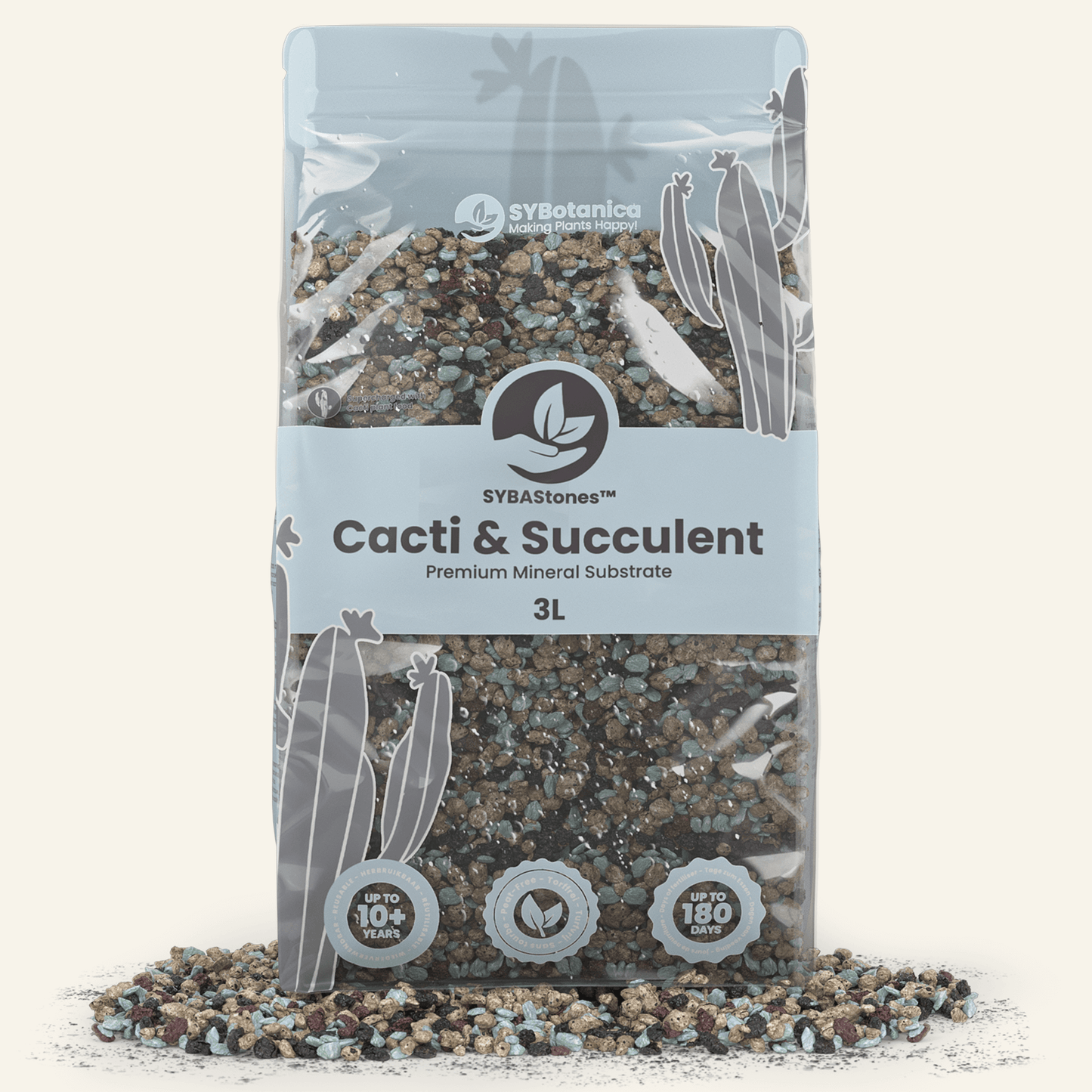 Minerale Cactussen & Vetplanten Mix