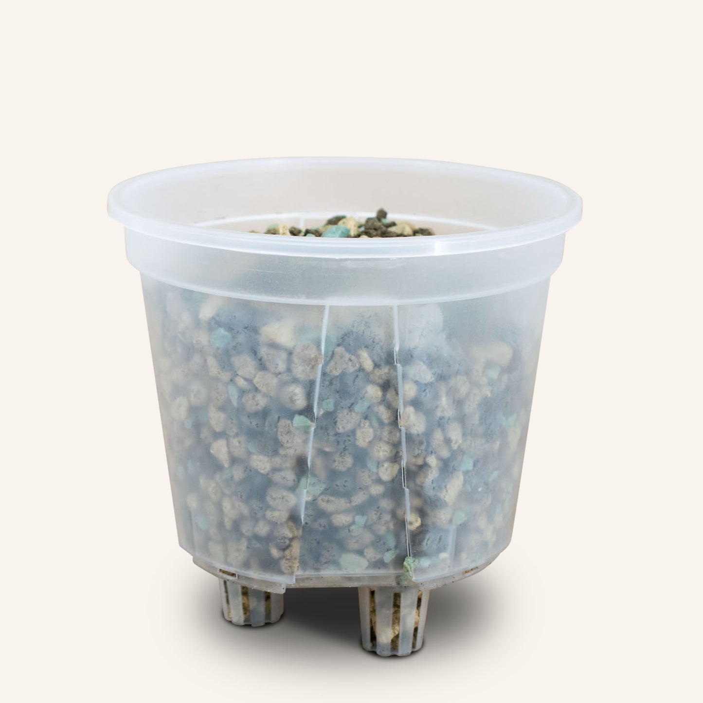 Zelfwaterende doorzichtige plantenpot