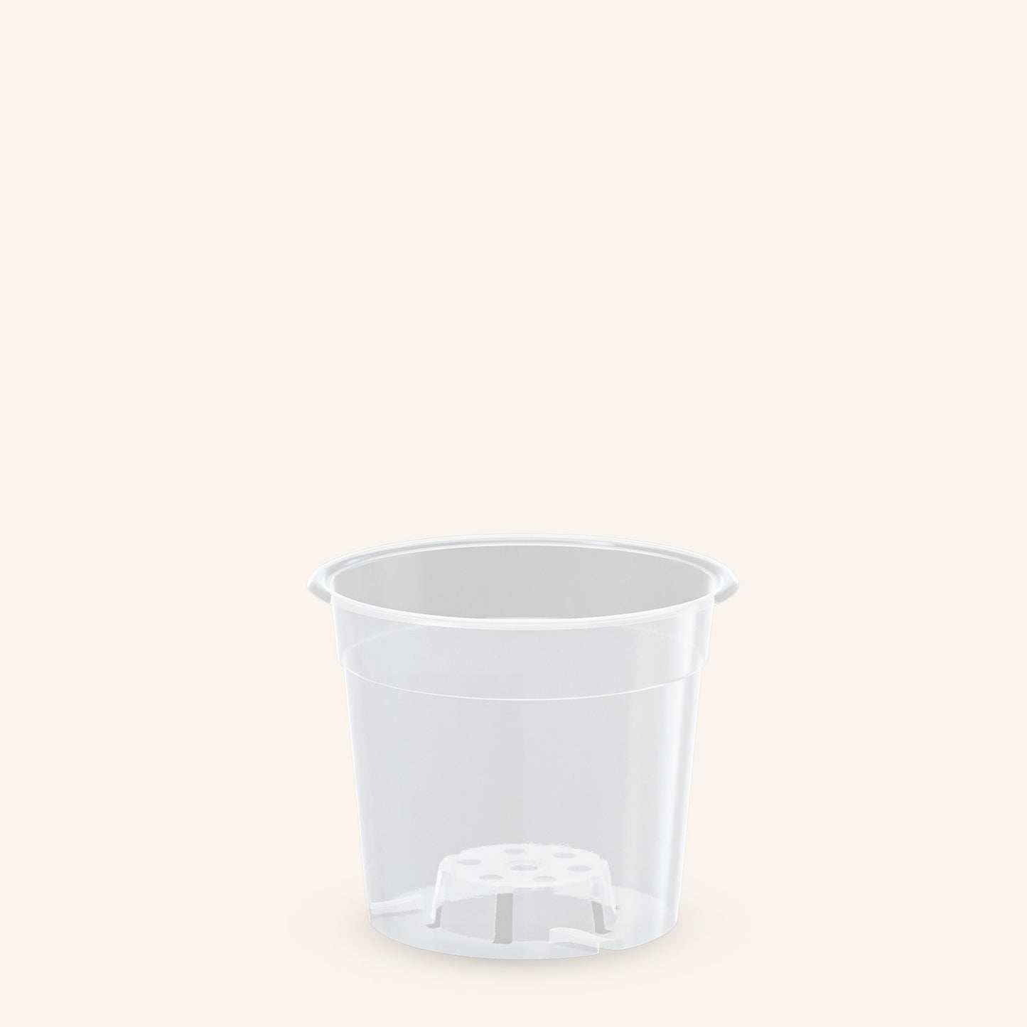 Pot transparent orchidée